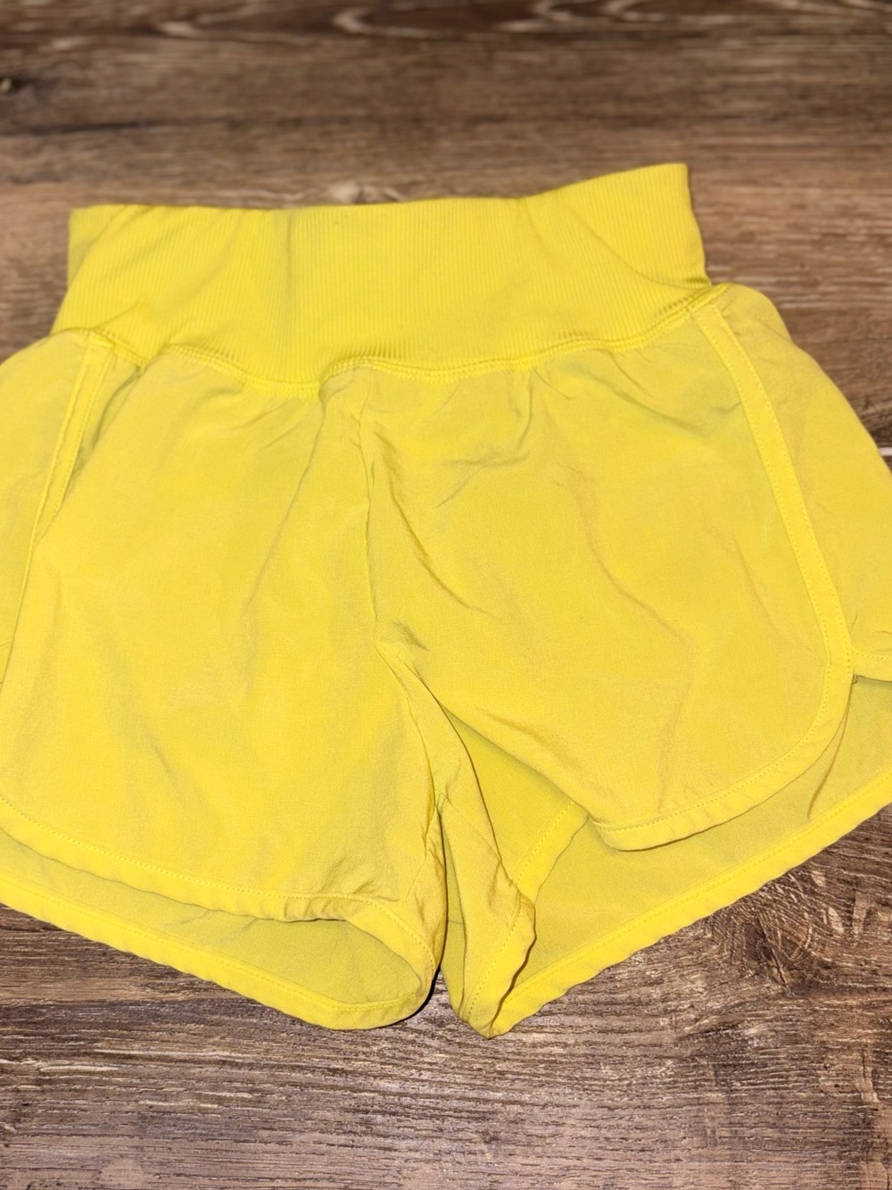 Zella Bright Yellow Girls' Athletic Shorts